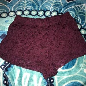 Lace shorts